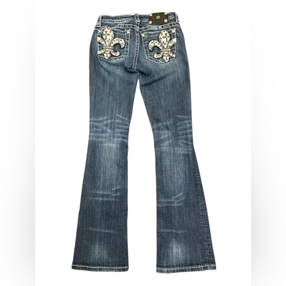 Miss Me Mid-Rise Boot Cut Jeans, 27x32 - Picture 3 of 10